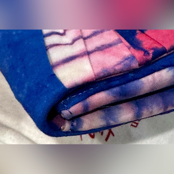 Christian Louboutin BouBou Bazin Clutch / tie dye - Picture 7 of 12